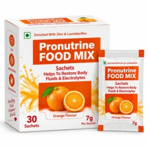 Pronutrine Food Mix - Orange | Zinc + Lactobacillus | 30 Sachets